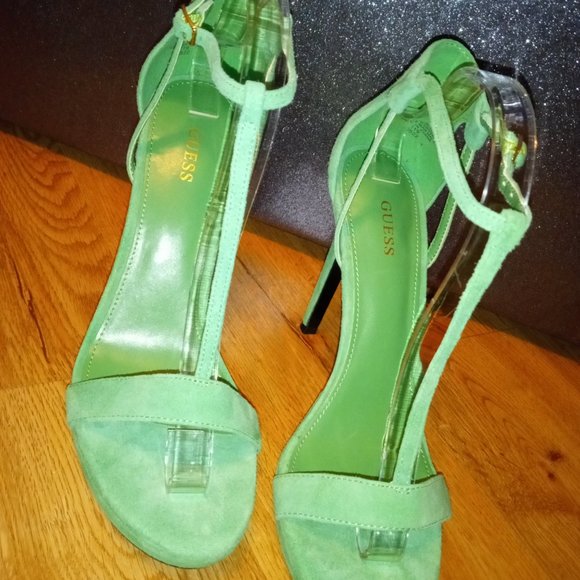 Guess Green T-Strap - Picture 3 of 3